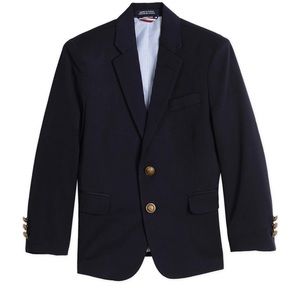 Tommy Hilfiger Boys Navy Sport Coat Suit Jacket Blazer